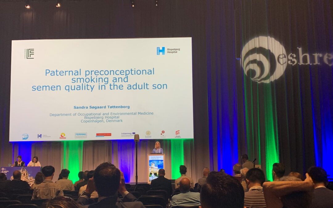Dr Tøttenborg reported from ESHRE about the effect of paternal smoking on semen quality of adult sons