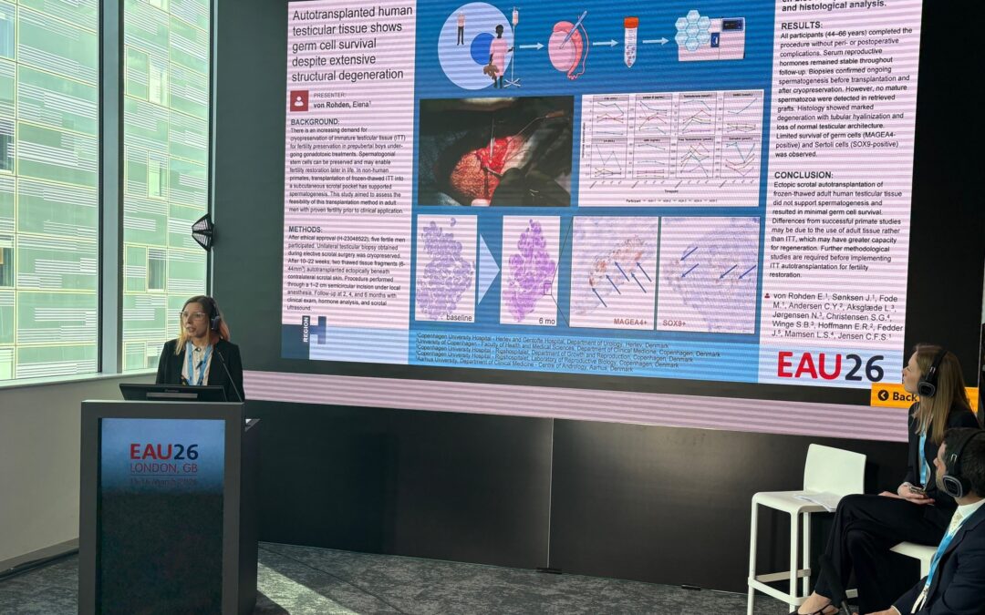 New clinical insights into male fertility restoration presented at EAU26